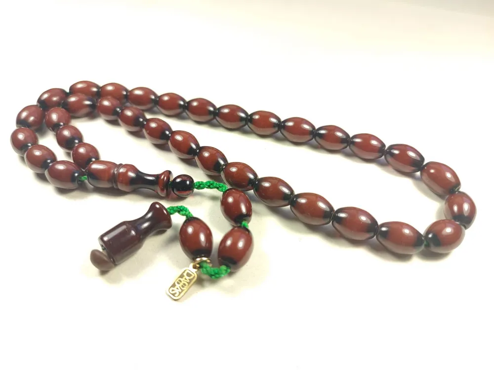 Muhammed Dabbas Usta İşi̇ İmzalı Anti̇k Model Sıkma Kehri̇bar