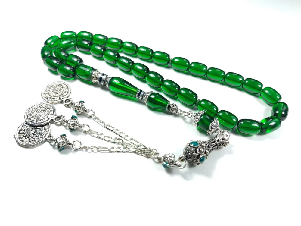 Gümüş Kaplama Püsküllü  Gümüş Nakkaş İmame Alman Zar