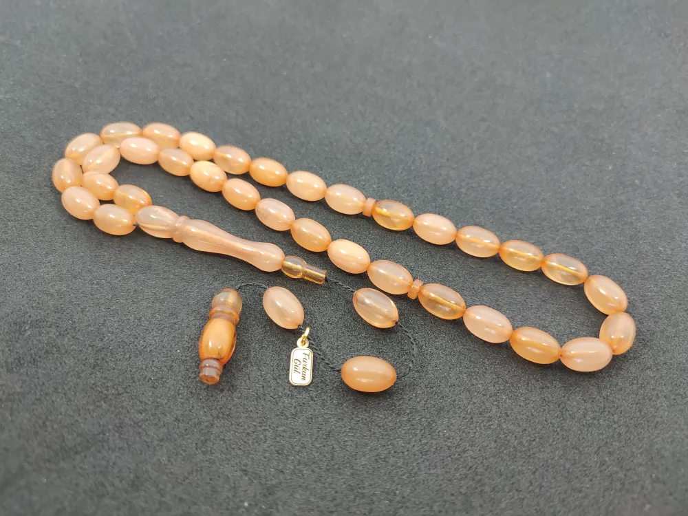 Furkan Gül Usta Eseri̇ 0.6 Şeffaf Deli̇m Çi̇ft Kat Ci̇lalı Sıkma Kehri̇bar