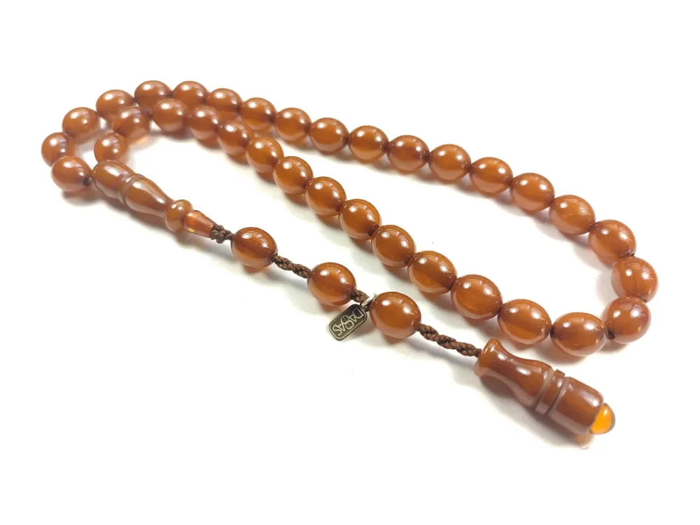 Muhammed Dabbas Usta İşi̇ İmzalı Sıkma Kehri̇bar