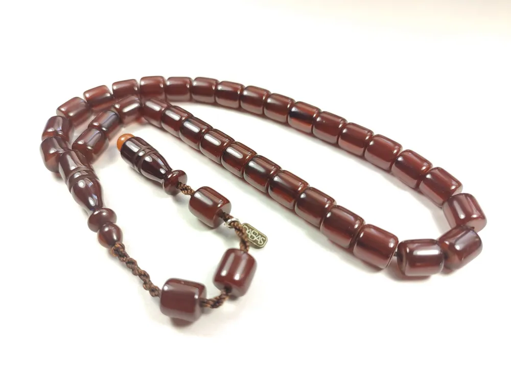 Muhammed Dabbas Usta İşi̇ İmzalı Sıkma Kehri̇bar