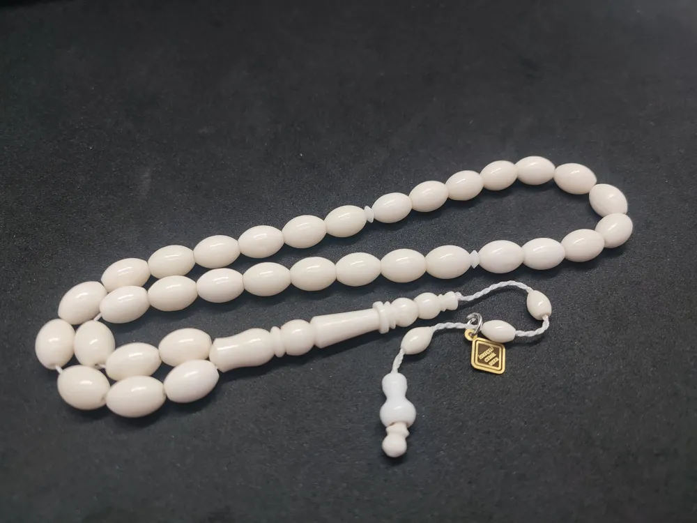 İskeçeli̇ Cemi̇l Usta Eseri̇ Mevlevi̇ Model İri̇ Boy Naturel Deve Kemi̇ği̇