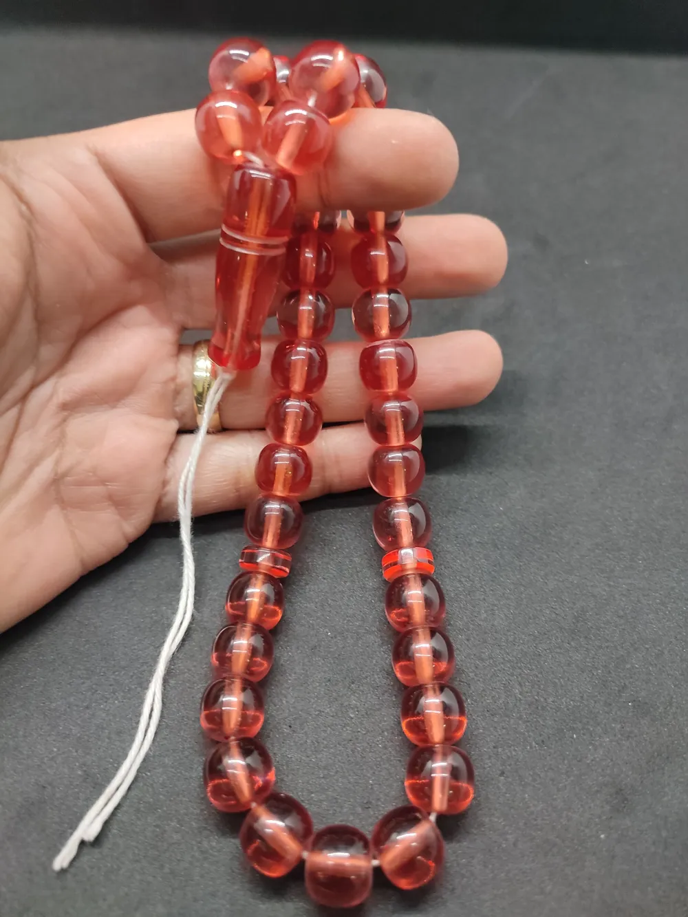 Başka Yerde Yok!!! Kelle Boy 43.82 Gr. Şeffaf Eski̇ Afgan Necef Baga küçük resim 5