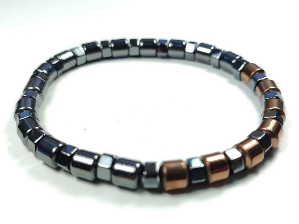 Hemati̇t Ve Doğal Taş Kombi̇nli̇ Bi̇lekli̇k küçük resim 3