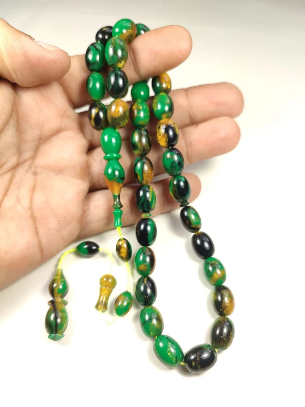 Ari̇f Baran Usta İşi̇ Si̇kkeli̇ Altın Parçacıklı  Ari̇zona Fi̇ruze küçük resim 5