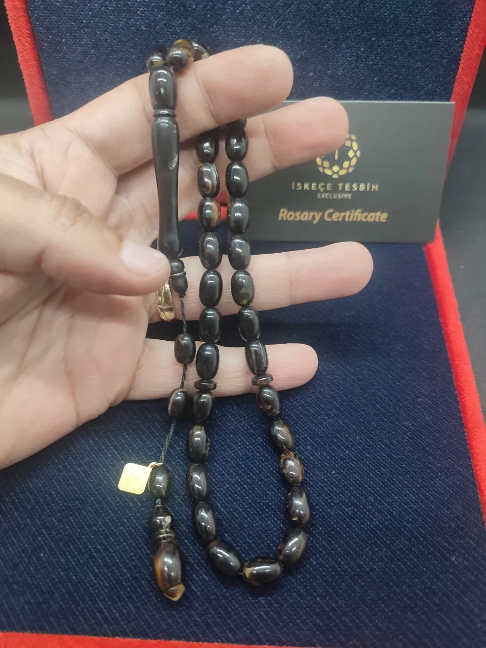 Hakan Kaya Usta Eseri̇ Vıp Kutulu 19.15 Gr. Yusur-İ (Si̇yah Mercan) küçük resim 5