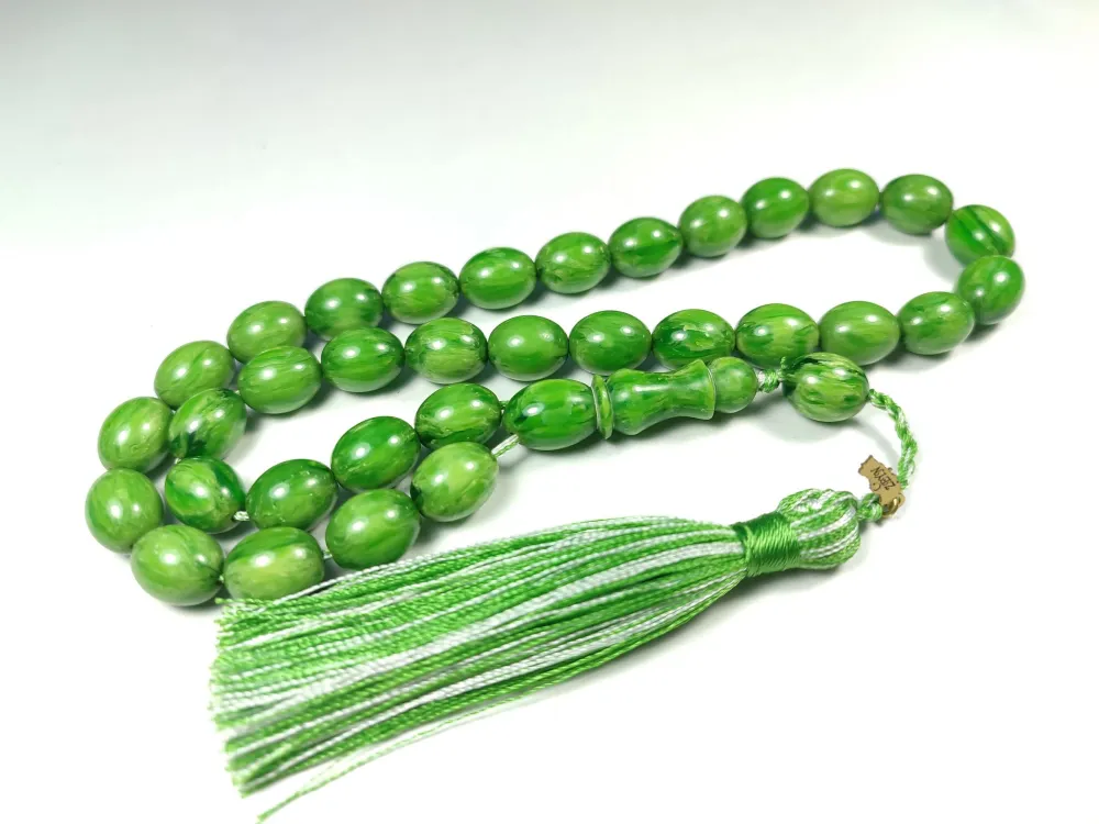 Ebu Zeyn Usta İşi̇ İmzalı Mühürlü Sıkma Kehri̇bar küçük resim 3