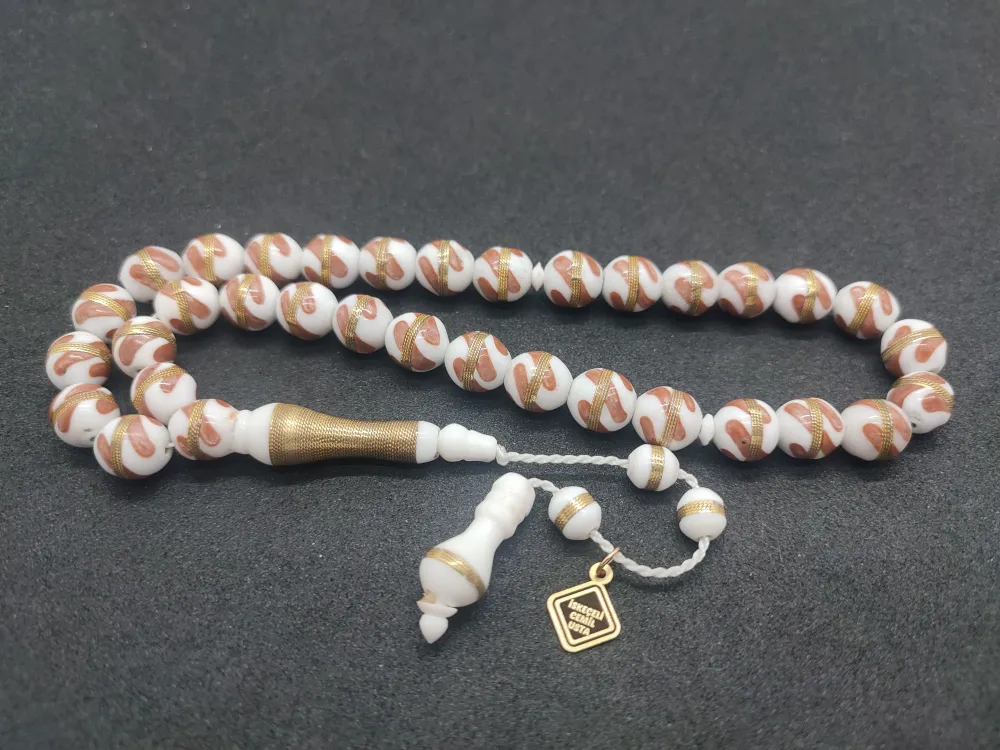 İskeçeli̇ Cemi̇l Usta Eseri̇ Gümüş Sarmal Ve Mi̇neli̇ Deve Kemi̇ği̇ küçük resim 2