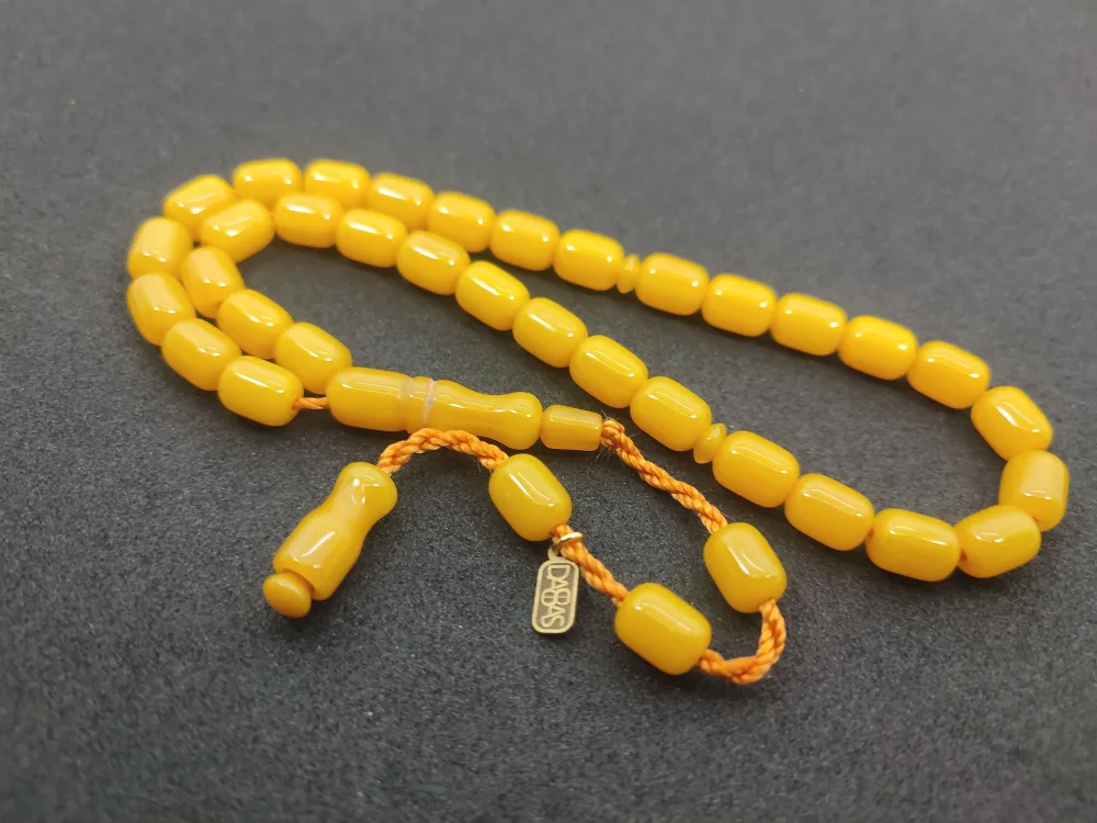 Muhammed Dabbas Usta İşi̇ İmzalı Sıkma Kehri̇bar