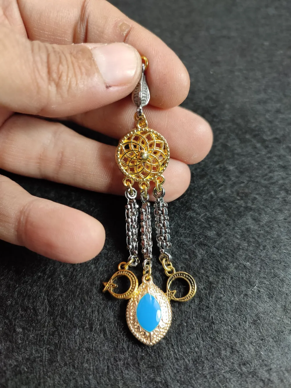 Alman Gümüş Tesbi̇h Püskülü