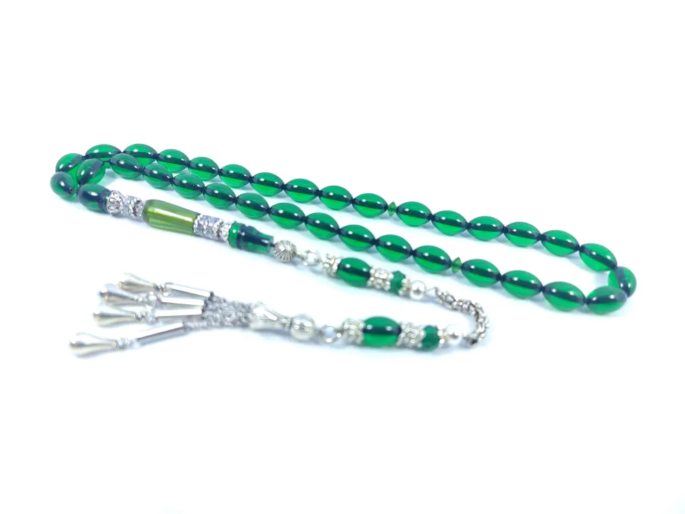 Şevket Alkan Usta Eseri̇ Gümüş Nakkaş İşlemeli̇ Zar  Kehri̇bar küçük resim 3