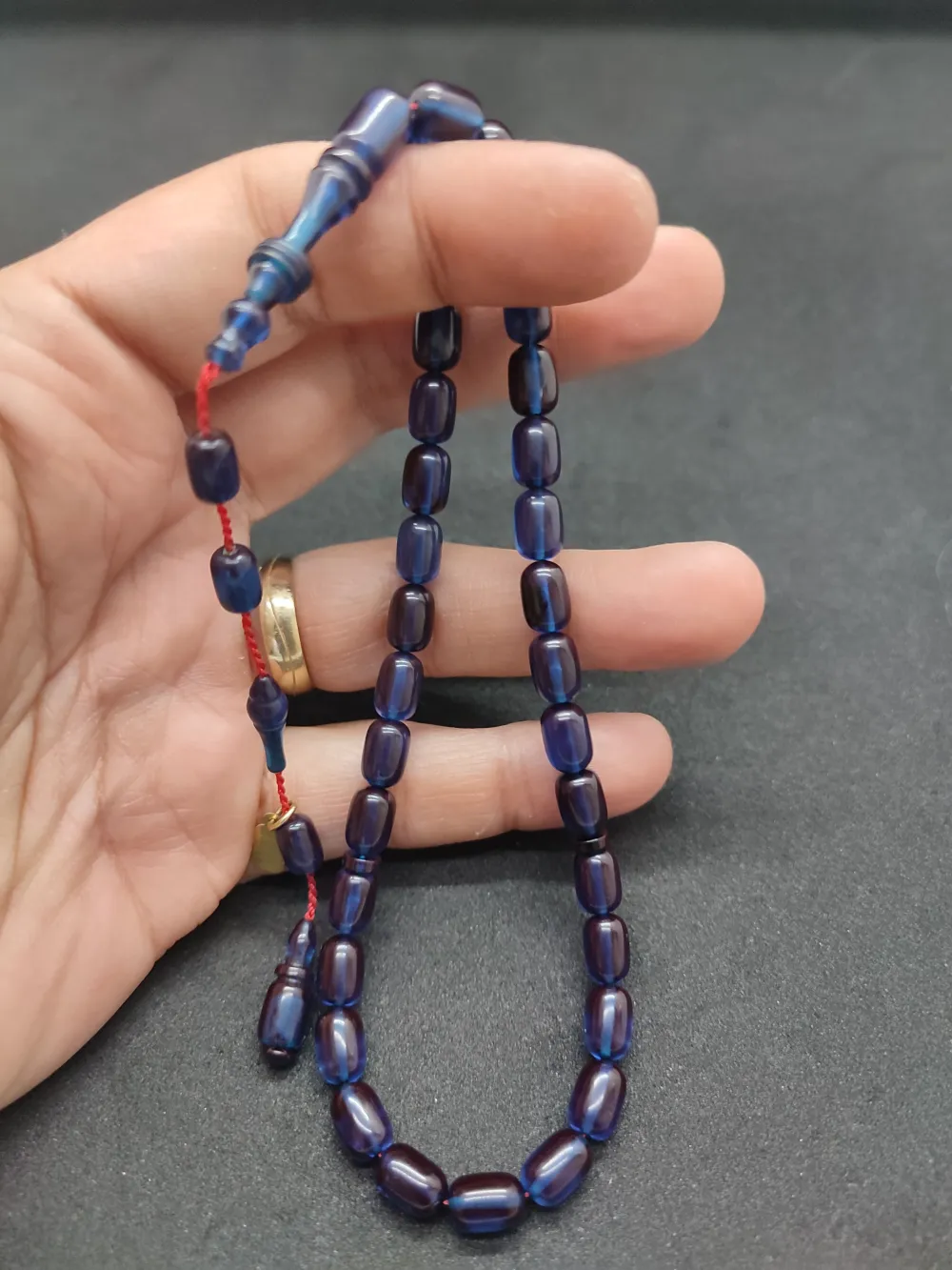 Furkan Gül Usta Eseri̇ El Boy İmame Halkalı Ateş-İ Kehri̇bar küçük resim 5