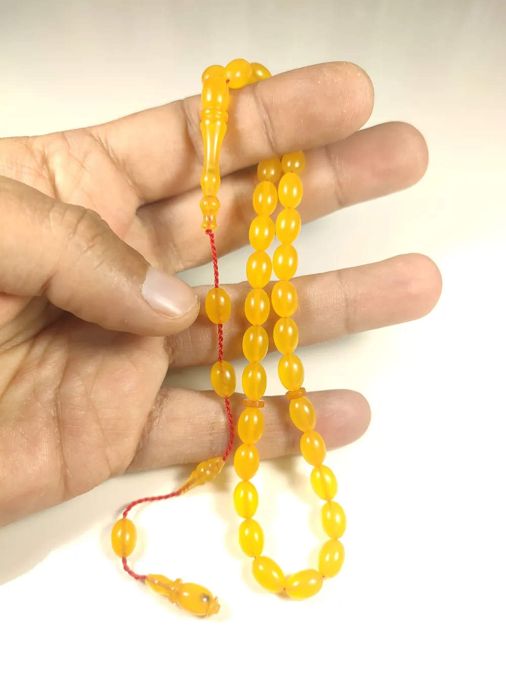 Abdullah Başkale Usta Eseri̇ Bi̇lek Boy Çi̇ft Zımpara Çi̇ft Ci̇la Sıkma Kehri̇bar küçük resim 5