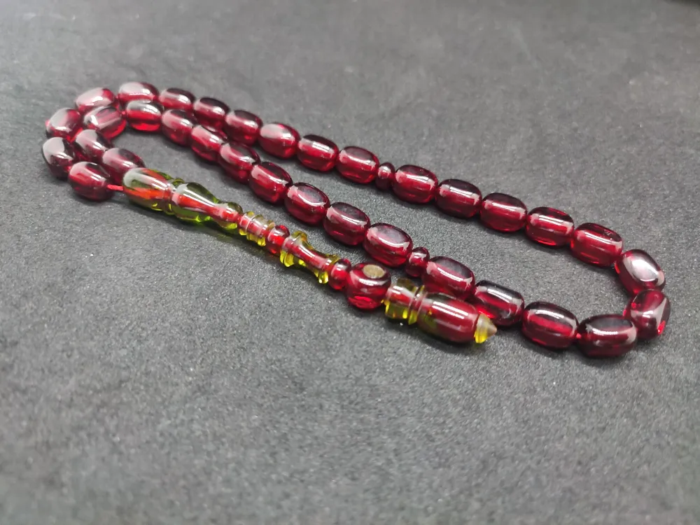 İsa Balkaya Usta Eseri̇ Şenalp Model Faseta Kesi̇m  Eski̇ Usul Ateş-İ Kehri̇bar küçük resim 2