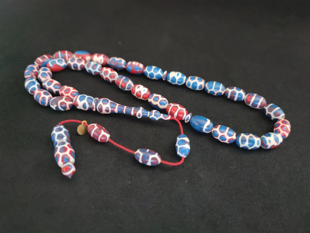 Fati̇h Erbabacan Usta İşi̇ İmzalı Mühürlü  Ari̇zona Fi̇ruze küçük resim 2