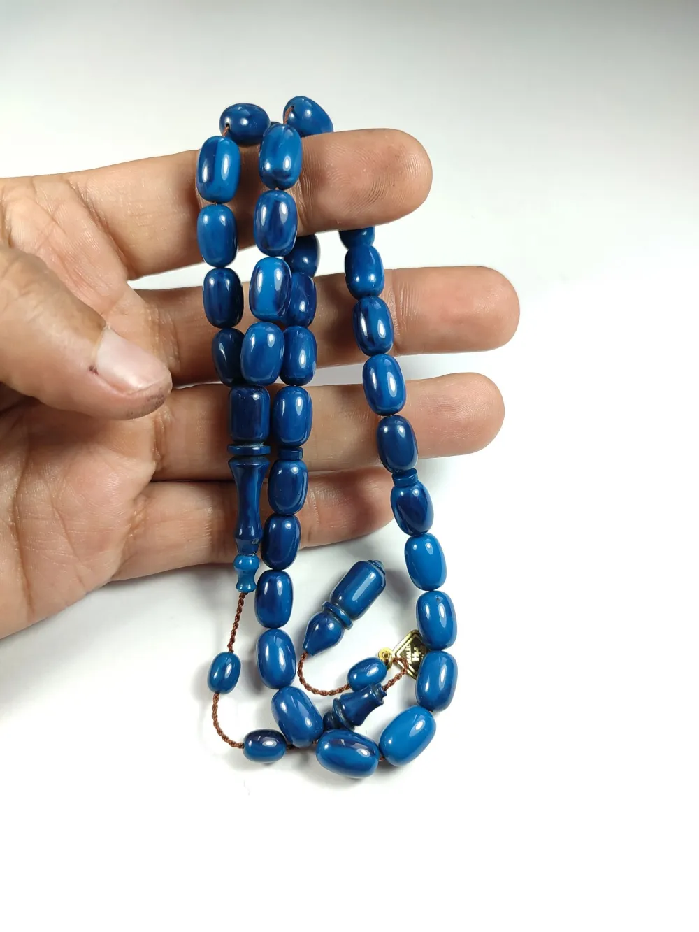 Hali̇l Hi̇lmi̇ Usta İşi̇ İmzalı Sıkma Kehri̇bar küçük resim 5