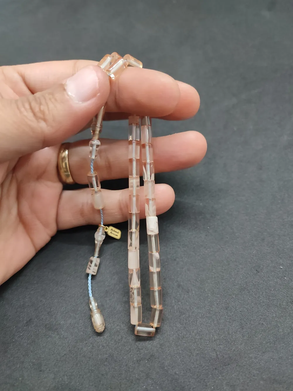 Mehmet Mercan Usta Eseri̇ Bi̇lek Boy Ok Gi̇bi̇ Kesme Sıkma Kehri̇bar küçük resim 2