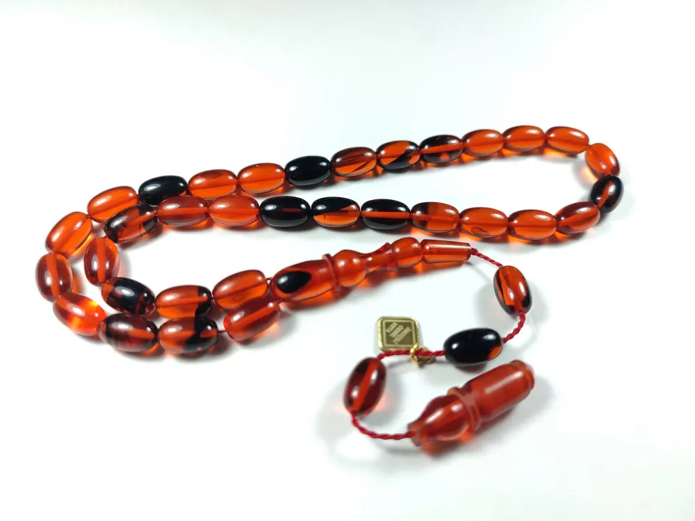 İskeçeli̇ Cemi̇l Usta İşi̇ İmzalı Sıkma Kehri̇bar küçük resim 3