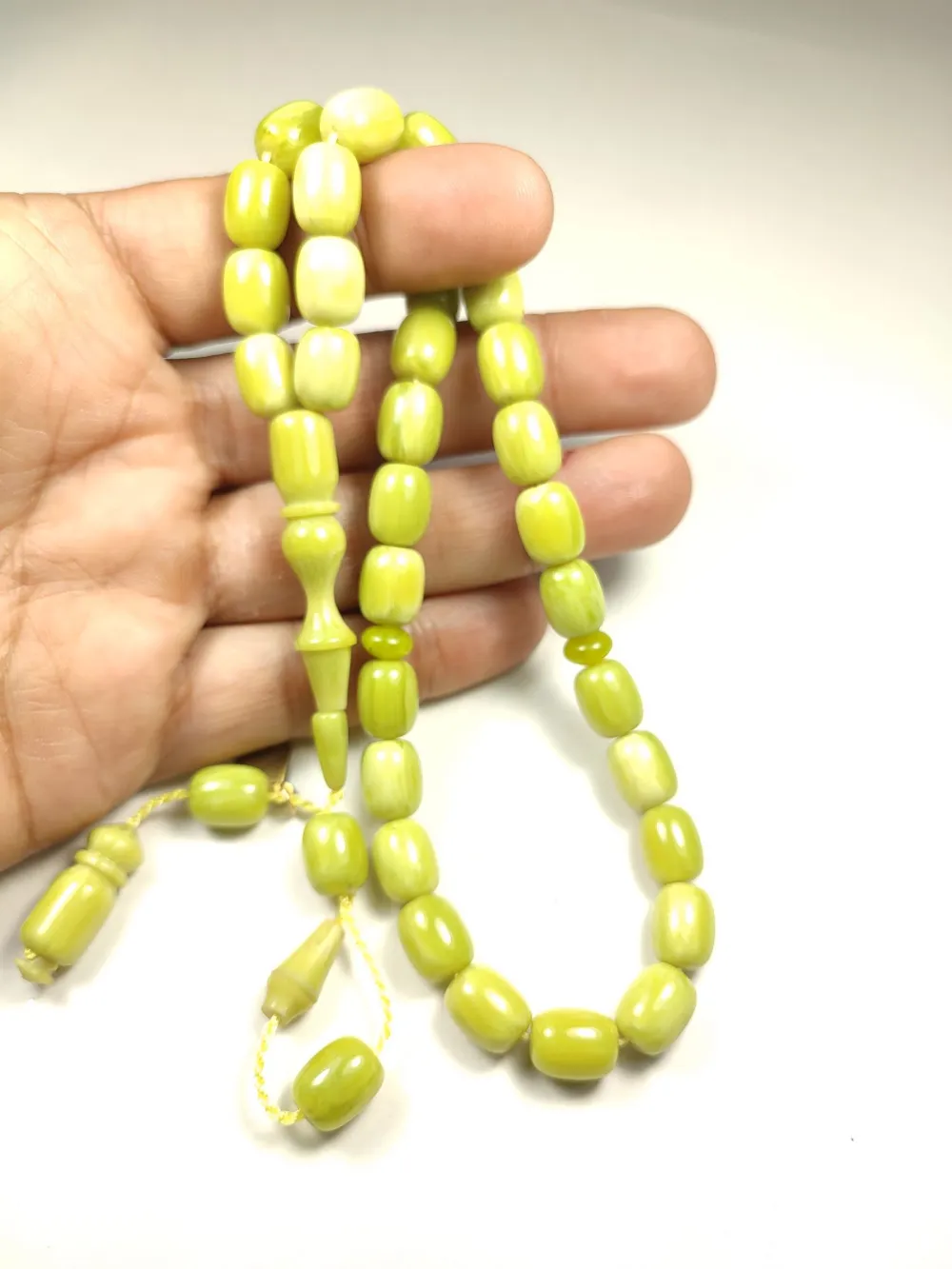 Hali̇l Hi̇lmi̇ Usta Eseri̇ İmzalı Aykırı Renk Sıkma Kehri̇bar küçük resim 4