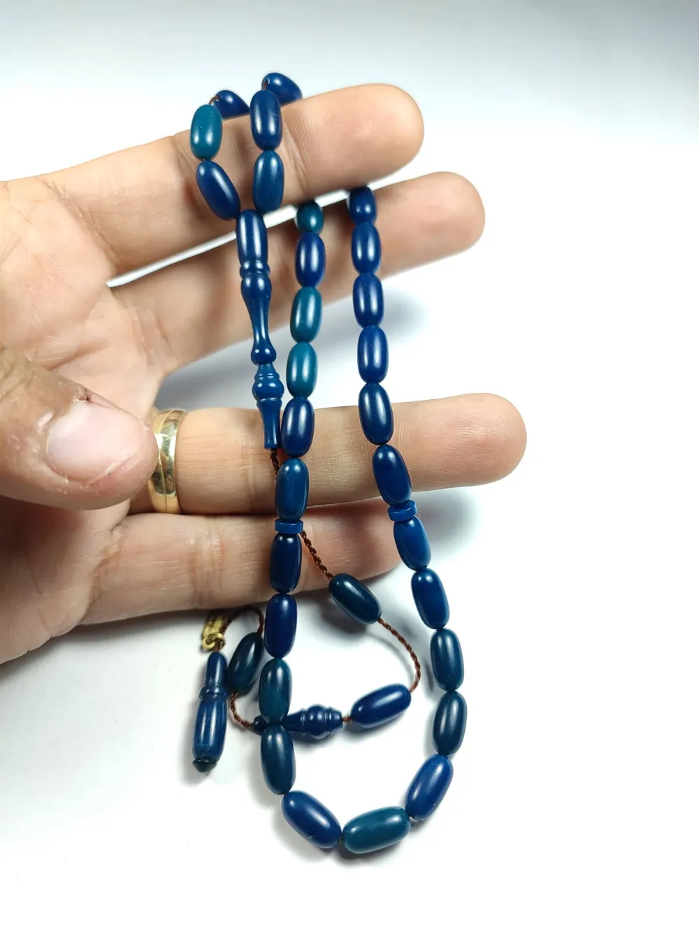 Ayhan Turan Usta İşi̇ İmzalı 0.6 Mi̇li̇m Şeffaf Deli̇m Sıkma Kehri̇bar küçük resim 4