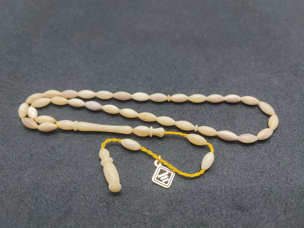 Başka Yerde Yok!!!İskeçeli̇ Cemi̇l Usta Eseri̇ 8.69 Gr El Boy Zürafa Kemi̇ği̇ küçük resim 2