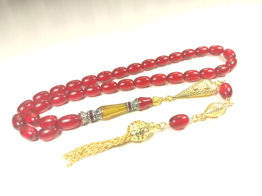 Şevket Alkan Usta Eseri̇ 925 Ayar Gümüş Nakkaş Alman Zar Kehri̇bar küçük resim 3