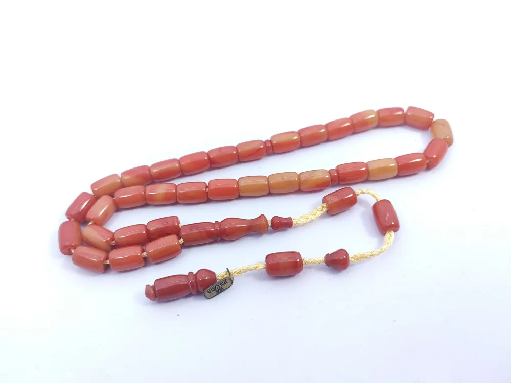 İsa Balkaya Eseri̇ Koni̇k Deli̇m(Eski̇ Usul) 12 Kat İpe Di̇zi̇li̇ Eski̇ Sıkma Kehri̇bar