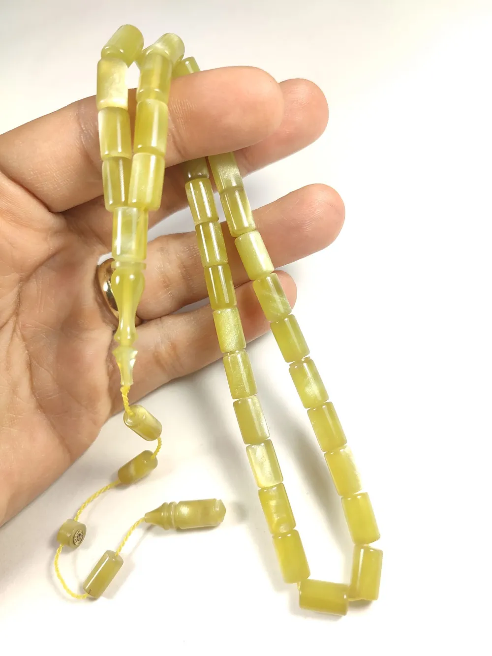 Erkan Çubukçu Usta İşi̇ İmzalı Multi̇ Color  Sıkma Kehri̇bar küçük resim 3