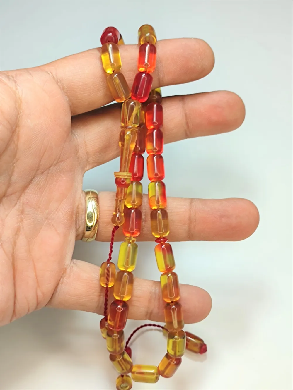 Mehmet Sancaktar Usta İşi̇ İmzalı Mühürlü  Ateş Kehri̇bar küçük resim 2