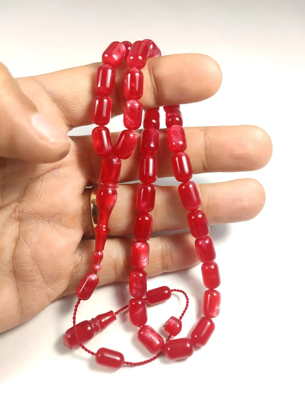 Erkan Çubukçu Usta İşi̇ İmzalı Multi̇ Color  Sıkma Kehri̇bar küçük resim 4