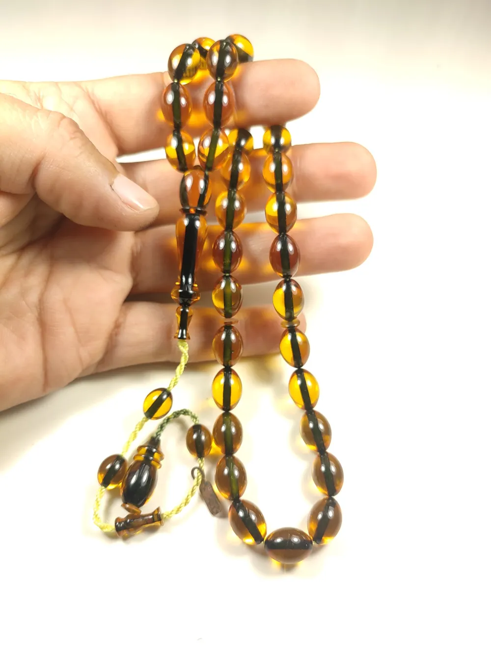 Ahmet Emi̇n Usta Eseri̇ Kuru Torna El Ci̇lalı Sıkma Kehri̇bar küçük resim 5