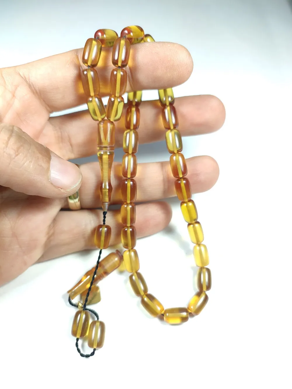 İskeçeli̇ Cemi̇l Usta İşi̇ İmzalı  Alman Zar Kehri̇bar küçük resim 4