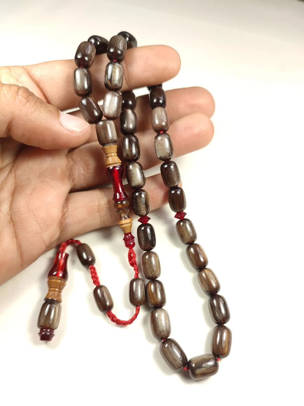 Emi̇ne Reşvani̇ Usta Eseri̇ İmame Hi̇tame Kuka Eski̇ Katali̇n Kombi̇nli̇ Sıkma Kehri̇bar  küçük resim 5