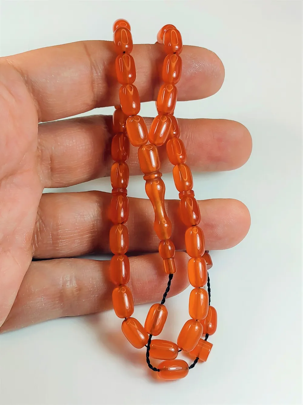 Mehmet Sancaktar Usta İşi̇ İmzalı Mühürlü İmame Oturtma   Zar Kehri̇bar küçük resim 4