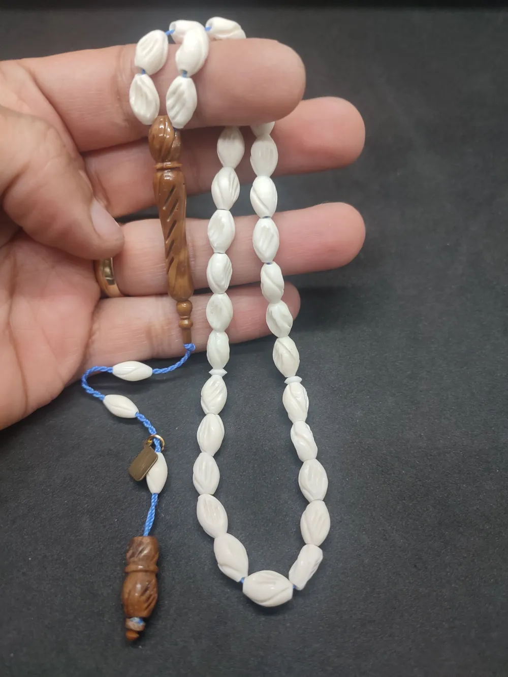 Hakan Kaya Usta Eseri̇ Kuka Kombi̇nli̇ Full Kalem Oyma Deve Kemi̇ği̇ küçük resim 5