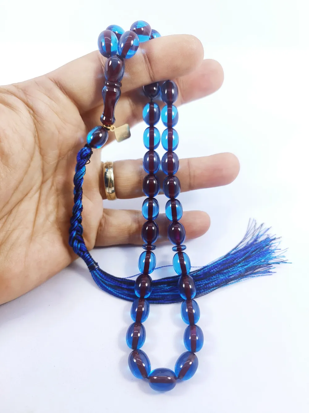 Junai̇d Hasan Usta Eseri̇ Eski̇ Usul Çalışılmış El Boy Necef küçük resim 4