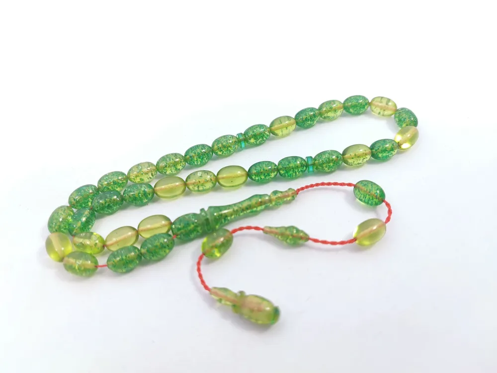 Darabacı Abdullah Usta Eseri̇ 0.6 Deli̇m Çi̇ft  Zımpara Çi̇ft Ci̇la Sıkma Kehri̇bar küçük resim 2