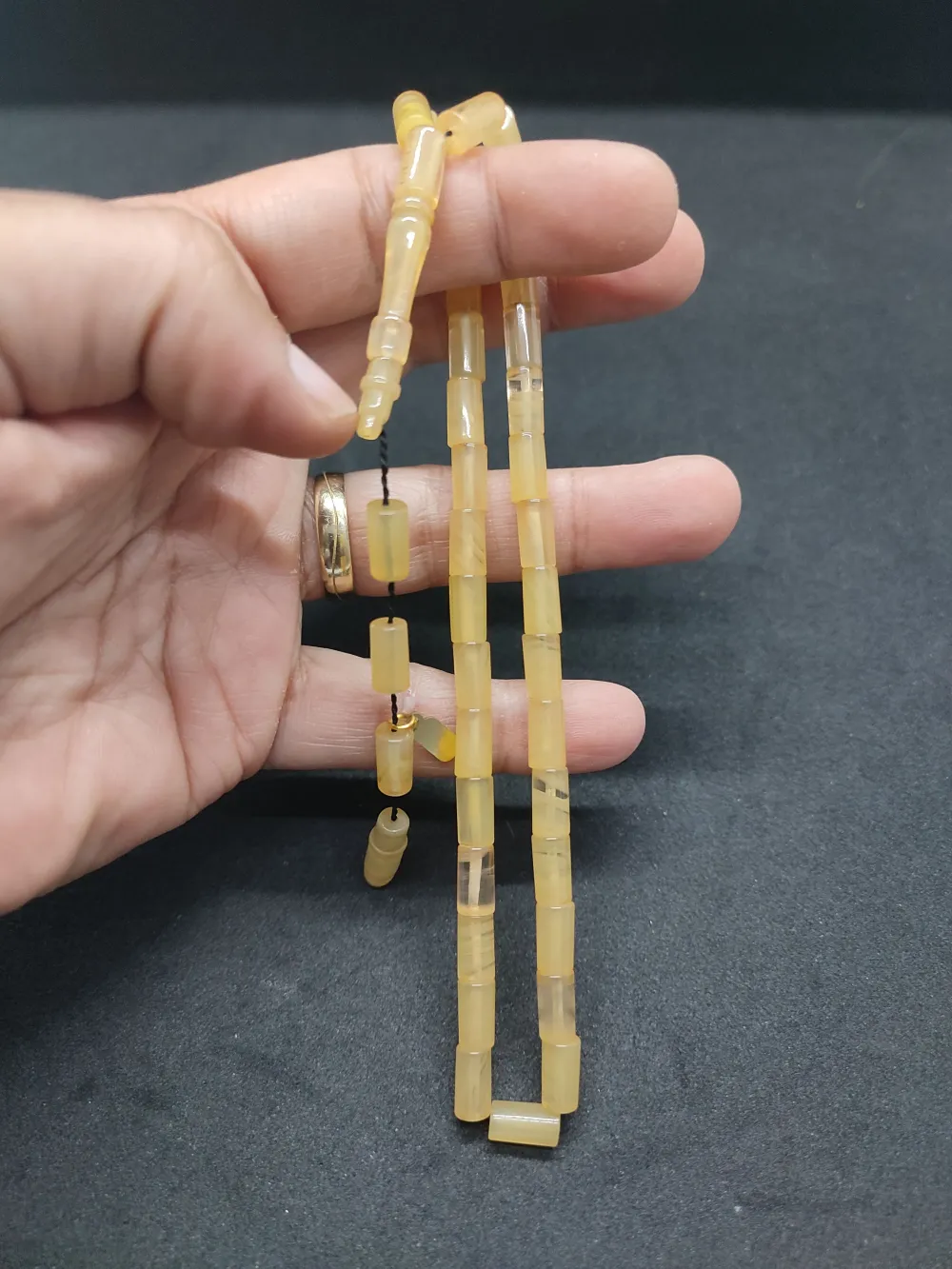 Furkan Gül Usta Eseri̇ Tam El Boy Ok Gi̇bi̇ Bi̇r Sıkma Kehri̇bar küçük resim 5