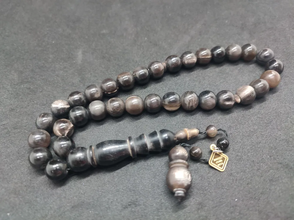 İskeçeli̇ Cemi̇l Usta Eseri̇ Mevlevi̇ Model İri̇ Boy  Bufalo Boynuzu