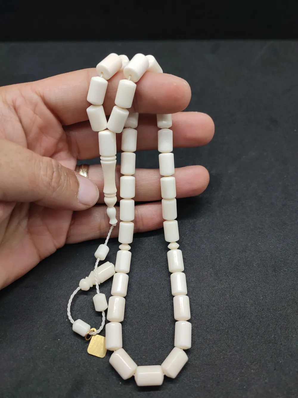 İskeçeli̇ Cemi̇l Usta Eseri̇ İskender Model Naturel Deve Kemi̇ği̇ küçük resim 5