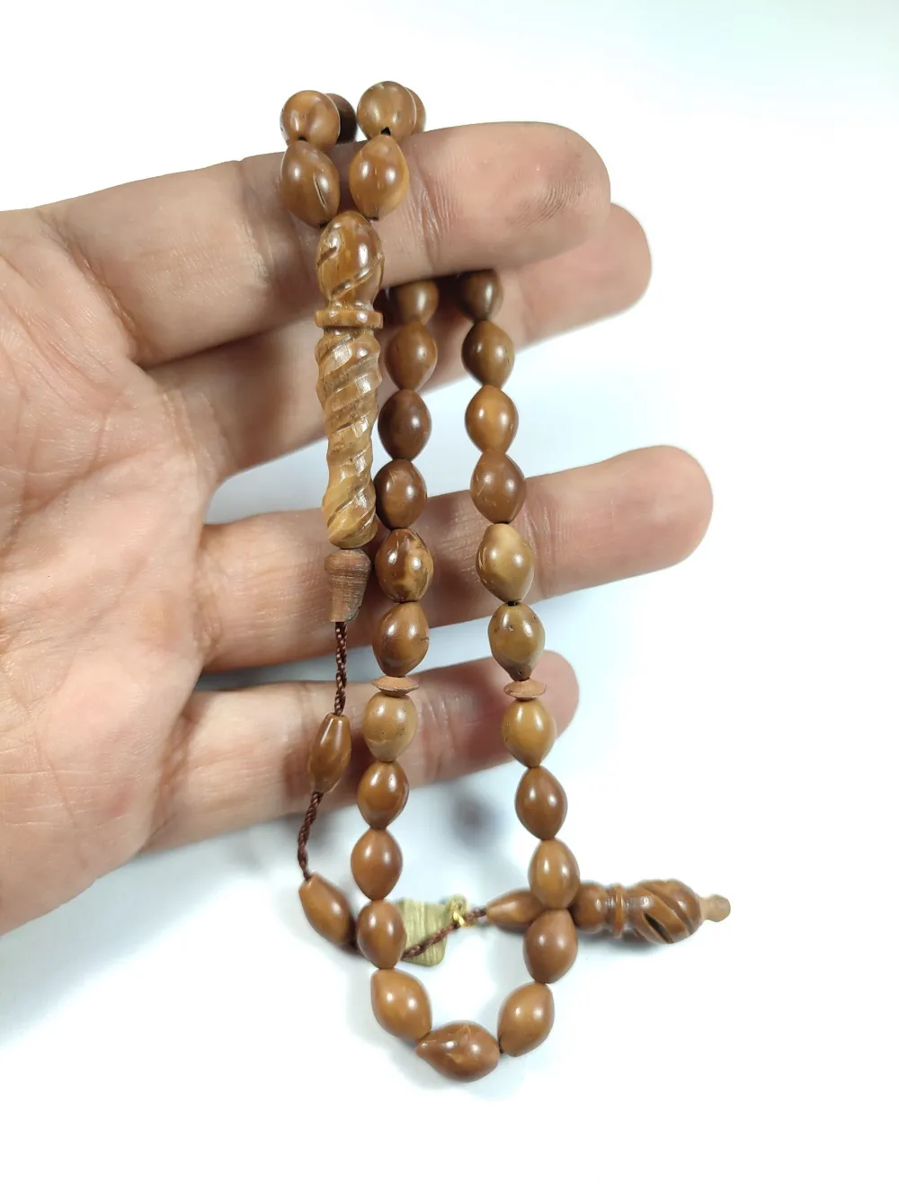 İskeçeli̇ Cemi̇l Usta İşi̇ İmzalı Mühürlü Kalem Oyma Kuka küçük resim 5