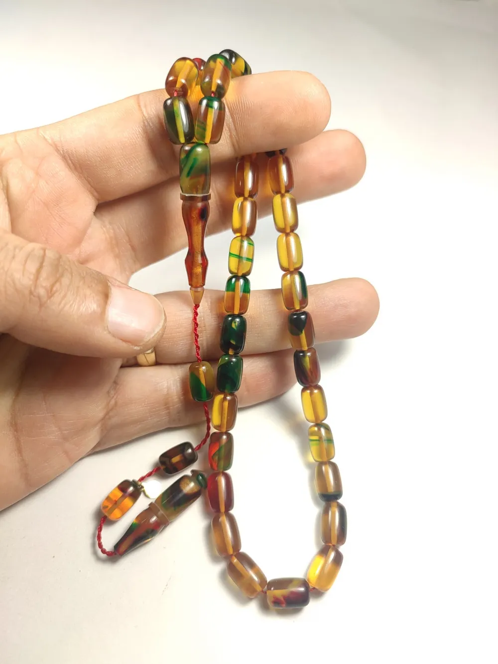 Erkan Çubukçu Usta İşi̇ İmzalı Mühürlü Ateş-İ Kehri̇bar küçük resim 5