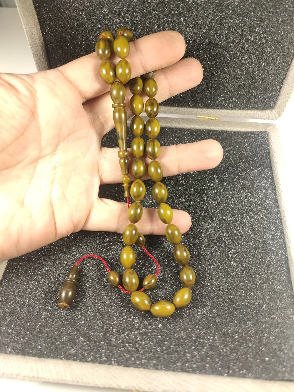 Efsane Usta Muhammed Erden Eseri̇ Vi̇p Özel Kadi̇fe Kutu Pi̇yano Kapağından Katali̇n küçük resim 4