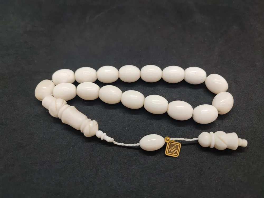 İskeçeli̇ Cemi̇l Usta Eseri̇ Mevlevi̇ Model İmame Kalem Oyma Maskot Deve Kemi̇ği̇ küçük resim 3