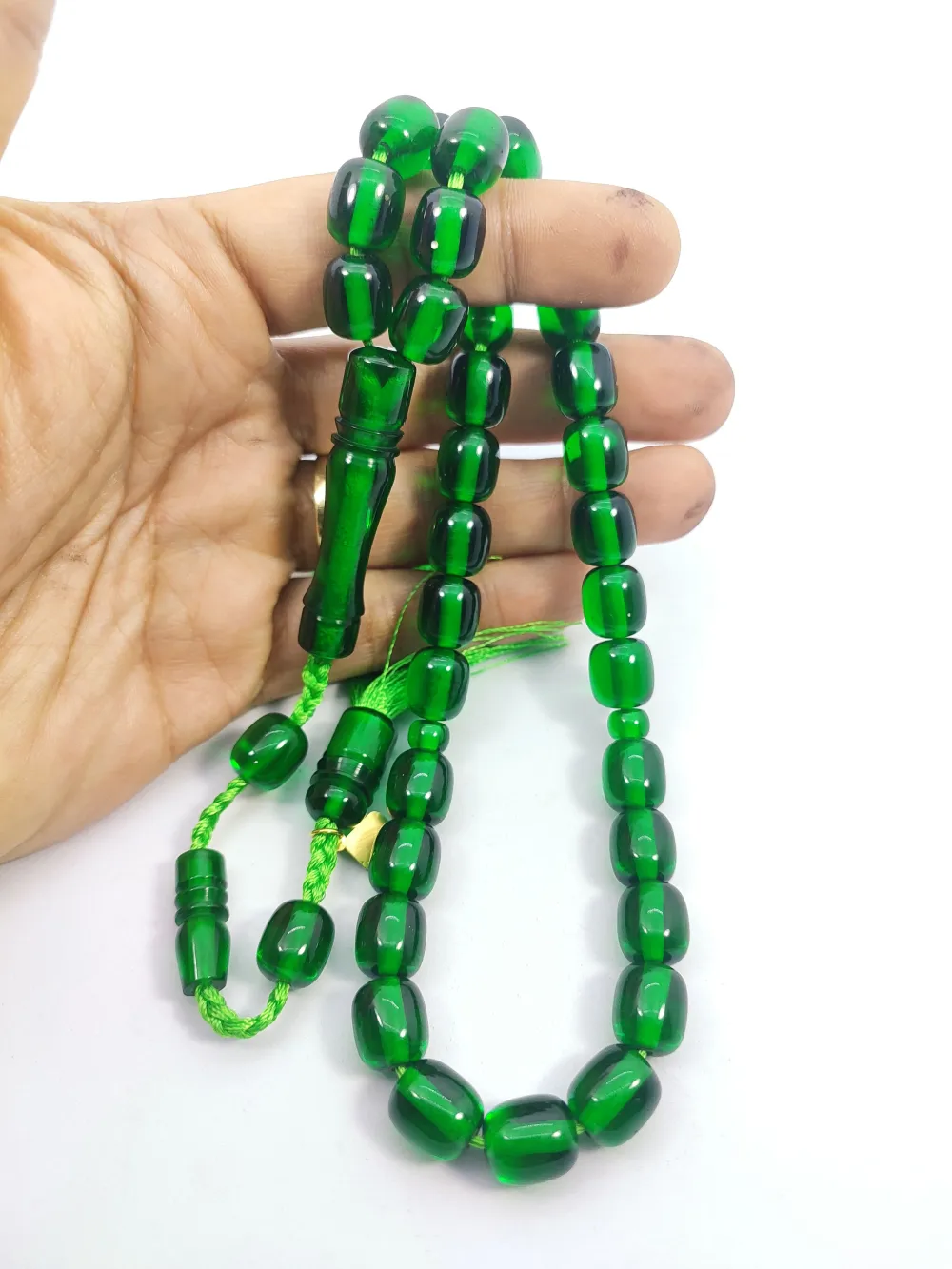 Junai̇d Hasan Usta Eseri̇ Eski̇ Usul 12 Kat İpe Di̇zi̇li̇ Çi̇ft Zımpara Ci̇ft Ci̇la Necef küçük resim 4