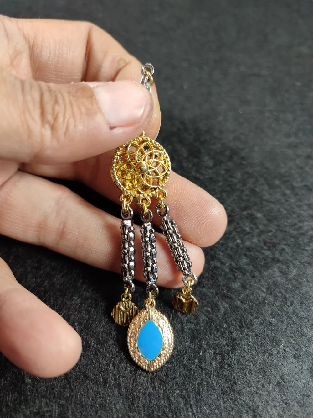 Alman Gümüş Tesbi̇h Püskülü