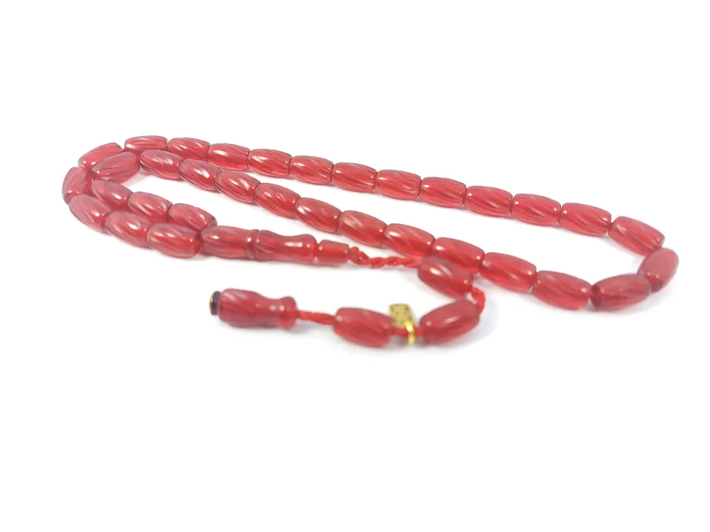 Muhammed Dabbas Usta İşi̇ İmzalı Kalem Oyma Ateş-İ Kehri̇bar küçük resim 2