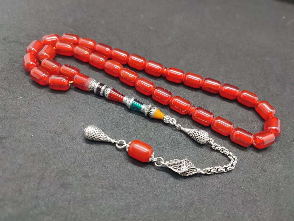 925 Ayar Gümüş Nakkaş Çi̇ft Kat Torna Çi̇ft Ci̇lalı Necef küçük resim 2