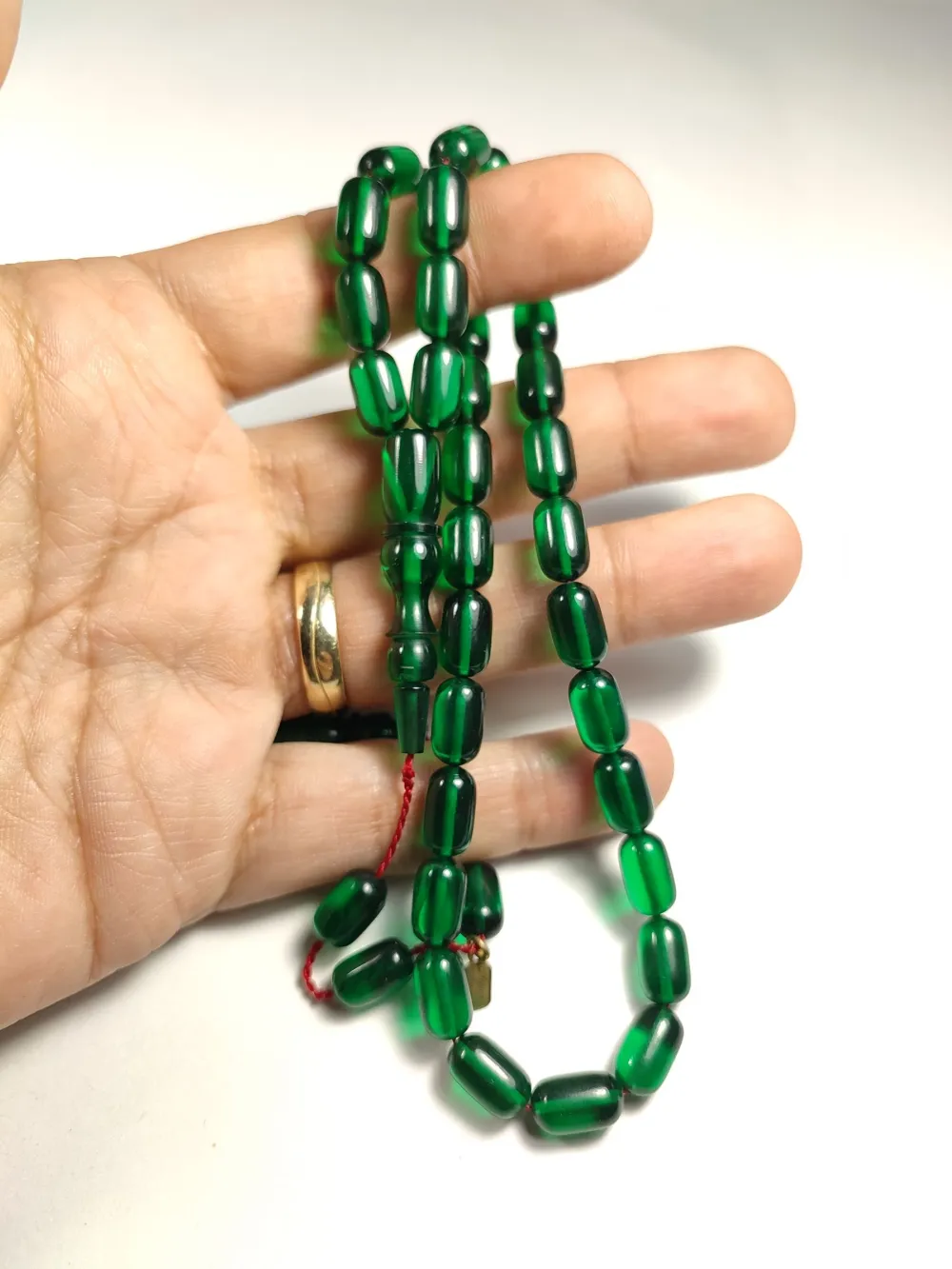 Mehmet Mercan Usta İşi̇ İmzalı Mühürlü Alman Zar  Kehri̇bar küçük resim 5