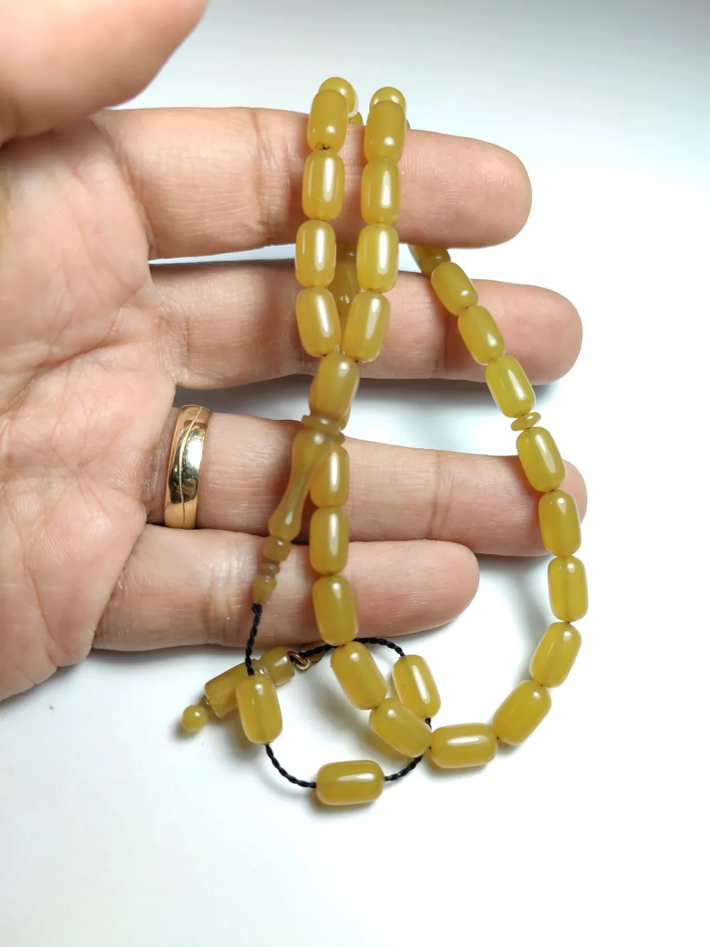 Ayhan Turan Usta İşi̇ İmzalı Mühürlü Sıkma Kehri̇bar küçük resim 5